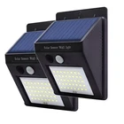 忠実なパティオ庭led景観ランプ太陽光発電プラスチック黒モーションセンサーガーデン屋外ソーラーガーデンライト
