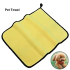 Custom Size Wholesale OEM Logo Washable Quick Dry Absorbent Water Microfiber Pet Bath Towels Dog Towel