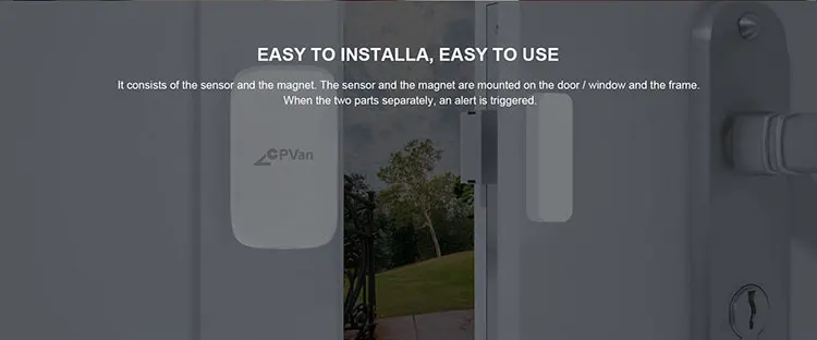 2019 best selling ZigBee Door Window Sensor smart home security alarm - ANKUX.COM