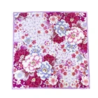 Manufacturers Bulk Scarves Shawls Neckwears Floral Print Women Square Silk Scarf