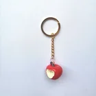 Key Chain Mini Apple Cute Sweet Three-dimensional Key Chain