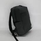 OEM Black business laptop backpack with waterproof fabric for men & girls, with suitcase belt on back