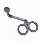 home decor customized stainless steel black candle scissors wick trimmer
