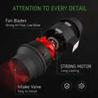 150mm ac silent inline duct fan inline ducting fan with hepa filter