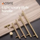 Wardrobe H5955 Furniture Cabinet Drawer Brass T Bar Pull Handle