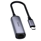 Ethernet Aluminum Portable Gigabit RJ45 LAN Converter USB-C To 2.5gb Otg Lan Adapter Type C Ethernet Adapter