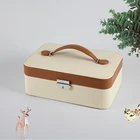 Custom Color Logo Jewelry Packing Drawer Box White Jewelry Box Storage