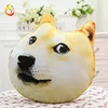 spot goods custom shaped dog head pillow 3d anime pillow animals head pillows 50cm