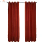 Wholesale Window Sheer Home Blackout Luxury Red Room Curtain Fabric Cloth