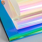 Mirror PU Leather Fabric Laser Effect Leather Metal Leather For Shoes Bags Decoration