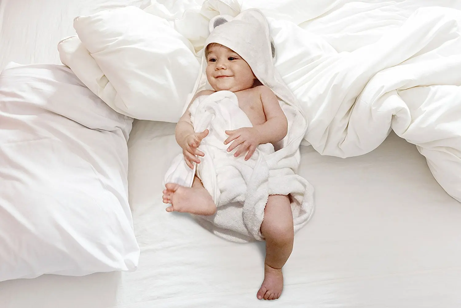 baby hooded organic bamboo fiber 3d model shower