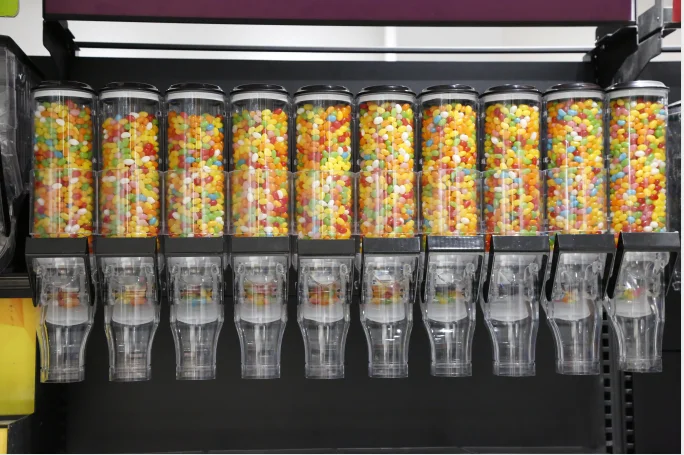 gravity bin dispenser