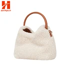 OEM Lady Hand Bags Luxury Faux fur handbags