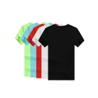 Wholesales Cheap Men Shirt Sublimation Custom Printing Brand Logo Color Round Neck T-shirts