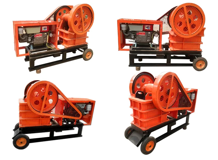 Plant 600 cone mini mobile 100 tph jaw portable small rock crushing stone crusher machine price