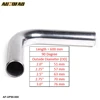 AUTOFAB - 600 mm Length 90 Degree Aluminum Turbo Intercooler Pipe Tube Tubing Piping For Audi TT 180 VW Golf MK4 AF-UP90-600