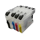 LC261 LC263 compatible brother printer rechargeable reset Refill Ink Cartridge for J562DWJ480DWJ680DWJ880DW