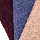 100% polyester terry felt circle fiber yarn knitted recycled polyester tweed fabric