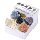 Customized Natural Crystal Healing Rough Stone Gravel Crystal Mineral Specimen In The Box