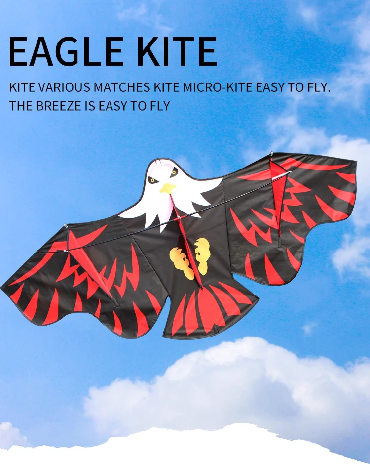 high quality 3d eagle cartoon kite flying