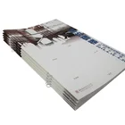 2018 best selling A4 size softcover catalogue paperback saddle stitching book printing
