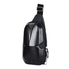 Wholesale New Lightweight Waterproof Cross Body Shoulder Bag Black Men Shoulder Sling Bag