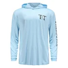 Custom fishing shirts uv protection quick dry mens fishing hoodie