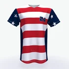 Customizable Baseball Jersey Unisex Striped Raglan Short Sleeve Baseball T Shirt