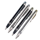 Business 3 in 1 Multi-function Led Lighted Metal Ball Pen With Stylus Ballpoint Pen