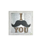Solid Old Wall Decor Solid Wood Old Iron Three-dimensional Painting Cafe Wall Hanging Decoration Painting