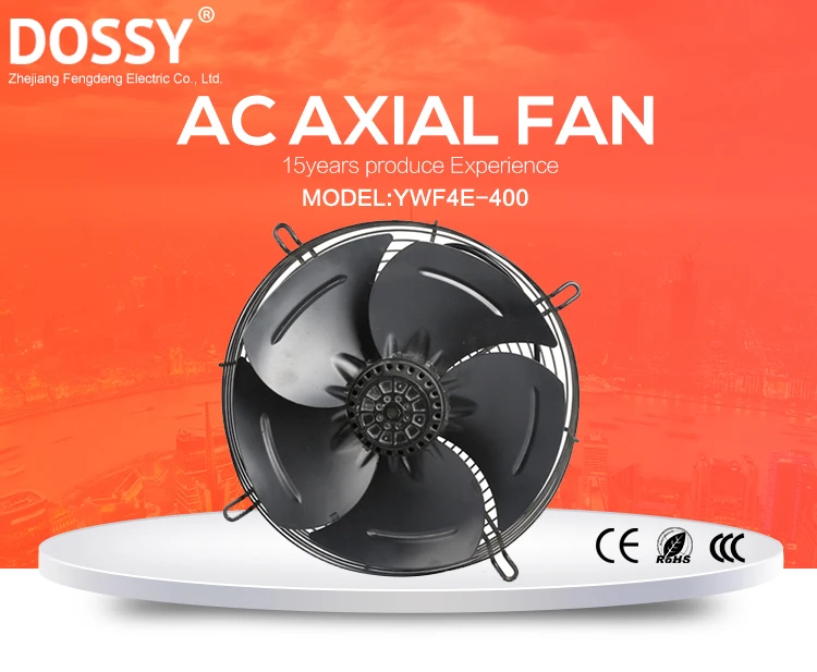 Type External Rotor Motor, YWF4E-400, 400mm, 16inch, Cast - detail 2