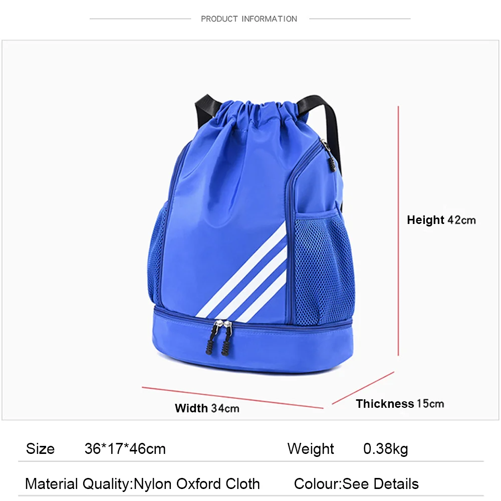 Custom gym draw string sport portable nylon oxford drawstring bag with logo Custom gym draw string sport portable nylon oxford drawstring bag with logo