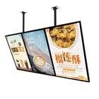 No MOQ Led Advertising Light Box Hanging Restaurant Menu Board