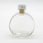 Glass Sample Glass Diffuser Glass Bottle 100ml 150ml 180ml Stock Round Reed Diffuser Glass Bottle Free Sample