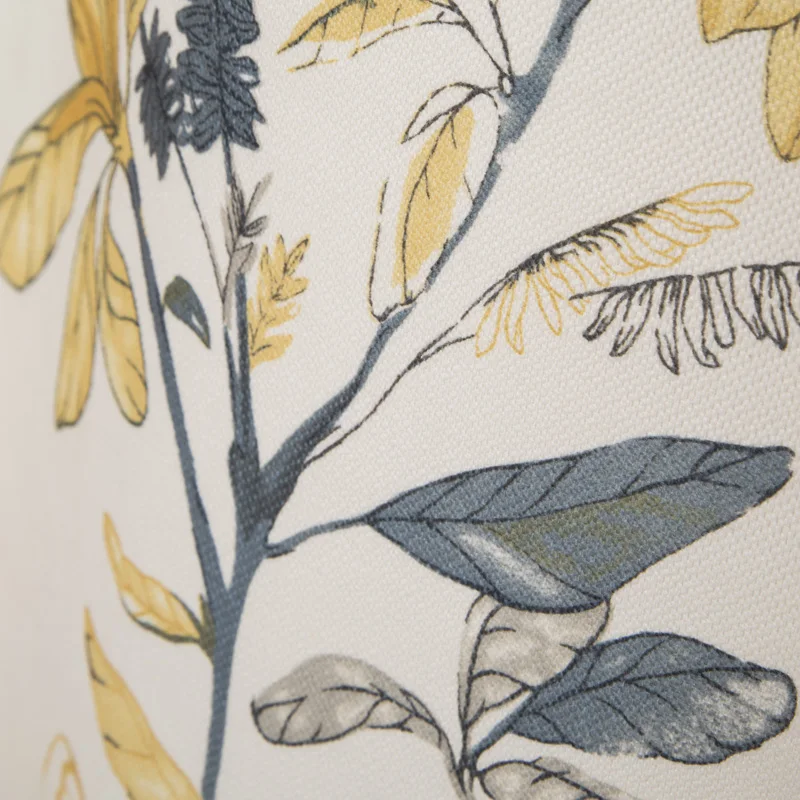 China Suppliers Royal Home digital printing fabric Asia Style in Gray Color wholesale curtain