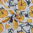 Polyester spandex solid bullet knit fabric for kids headwraps ready for ship