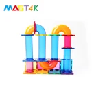 MAGT4K Marble Run Set Game-78Pcs STEM Learning Toy for kids, Education Construction Maze Race Game Set Magnetic tiles