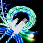 Multi Colors Data Sync Flowing Light up LED Phone Charging USB Cable