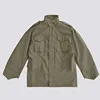 Custom Men Green Military Concealed Hood Hidden in Collar M65 Wind Resistant Jacket M 65 Field Jacket