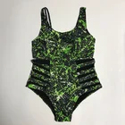 Spring comfort sexy girls kids thong bikini swimwear two piece