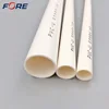 16mm 25mm 50mm Size Fireproof White HD U PVC Plastic Electrical Cable Conduit Pipe for Wire Casing