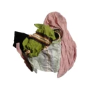 Dark color mixed used t shirt industrial cleaning oil cloth wiping rags