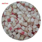 Natural Color IQF Frozen Plums Dice Halves
