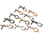 Phone Mobile Phone Stand Holder Silicon Zinc Alloy No Touch Door Opener Keychain With Stylus