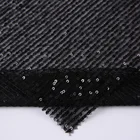 Hot sale party dress wholesale african embroidered glitter sequin fabric