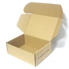 High Quality Custom Printing Kraft Corrugated Standard Collapsible Shoe Box