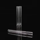 large diameter heat resistance transparent quartz glass tube High-temperature quartz tube