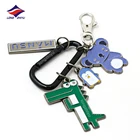 Longzhiyu 13 years china logo keychain supplier custom metal key chain enamel keychain anime keyring