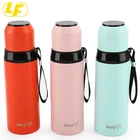 Vacuum Insulated Water Bottle Stainless Steel BPA free with Cup and Carabineer