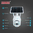 ALLTOP New design APP control led outdoor security powered cctv system wireless solar cctv camera